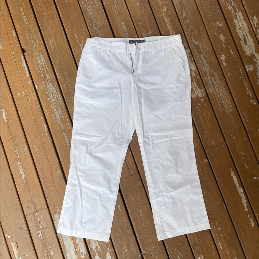 White capri pants